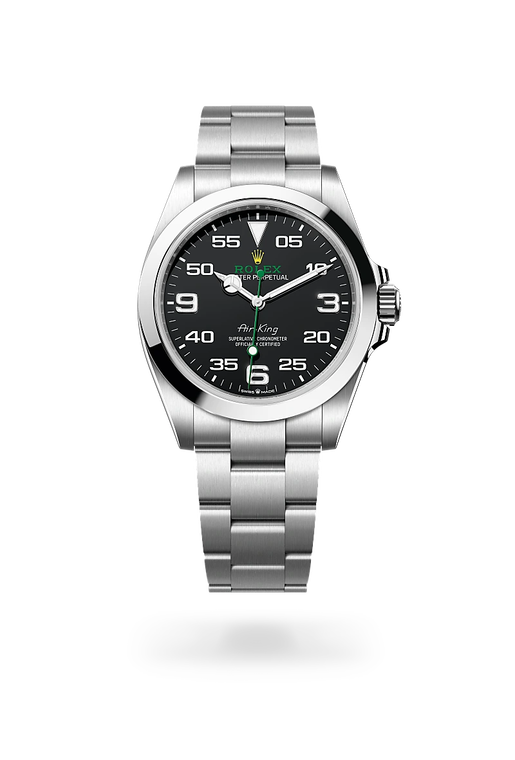 rolex air-king in oystersteel, m126900-0001 - ben bridge
