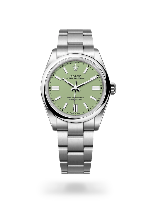 rolex oyster perpetual in oystersteel, m134300-0006 - ben bridge