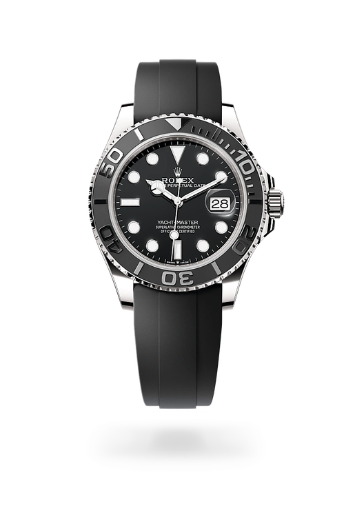 rolex yacht-master in 18 kt white gold, m226659-0002 - ben bridge