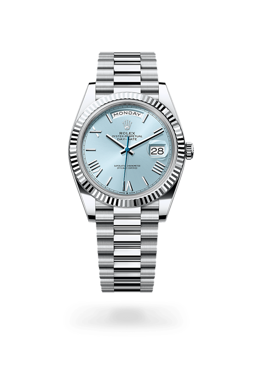 rolex day-date in platinum, m228236-0012 - ben bridge